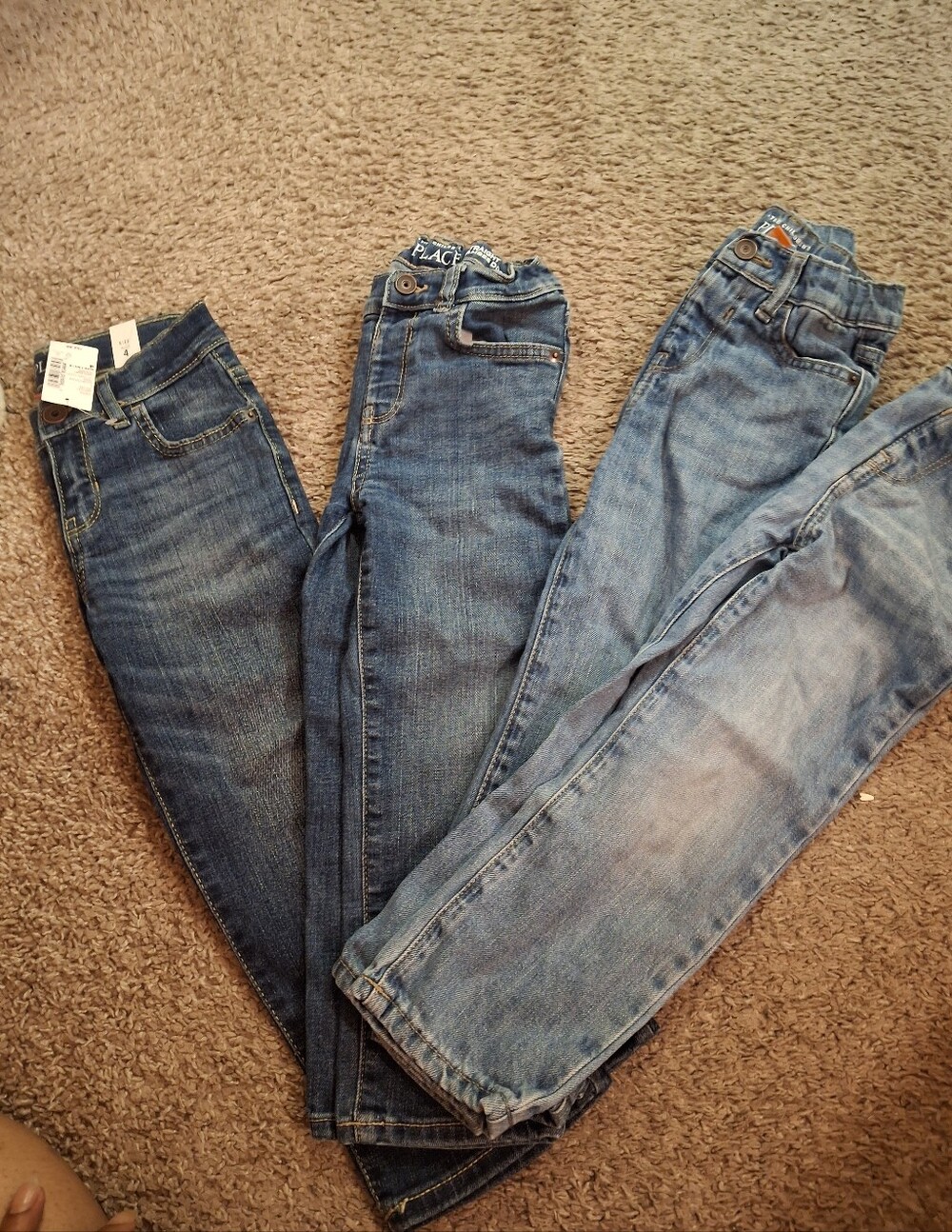 The Children's Place Boys Jeans Bundle Size 4. 1 Pair Brand New